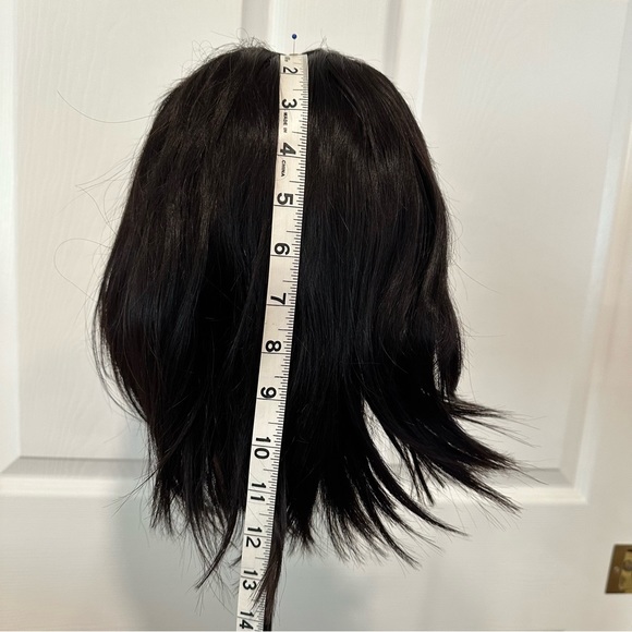 12” Natural Black Bob Wig 100% Human Hair 13x4 HD Lace Front 150% Density It#RH - Picture 15 of 16